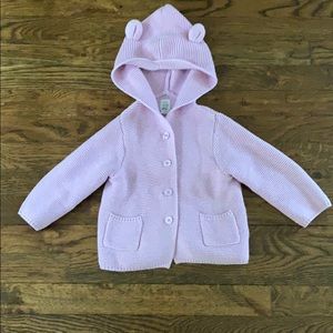 Adorable & Comfy Baby Gap Hooded Sweater 18-24 Mos